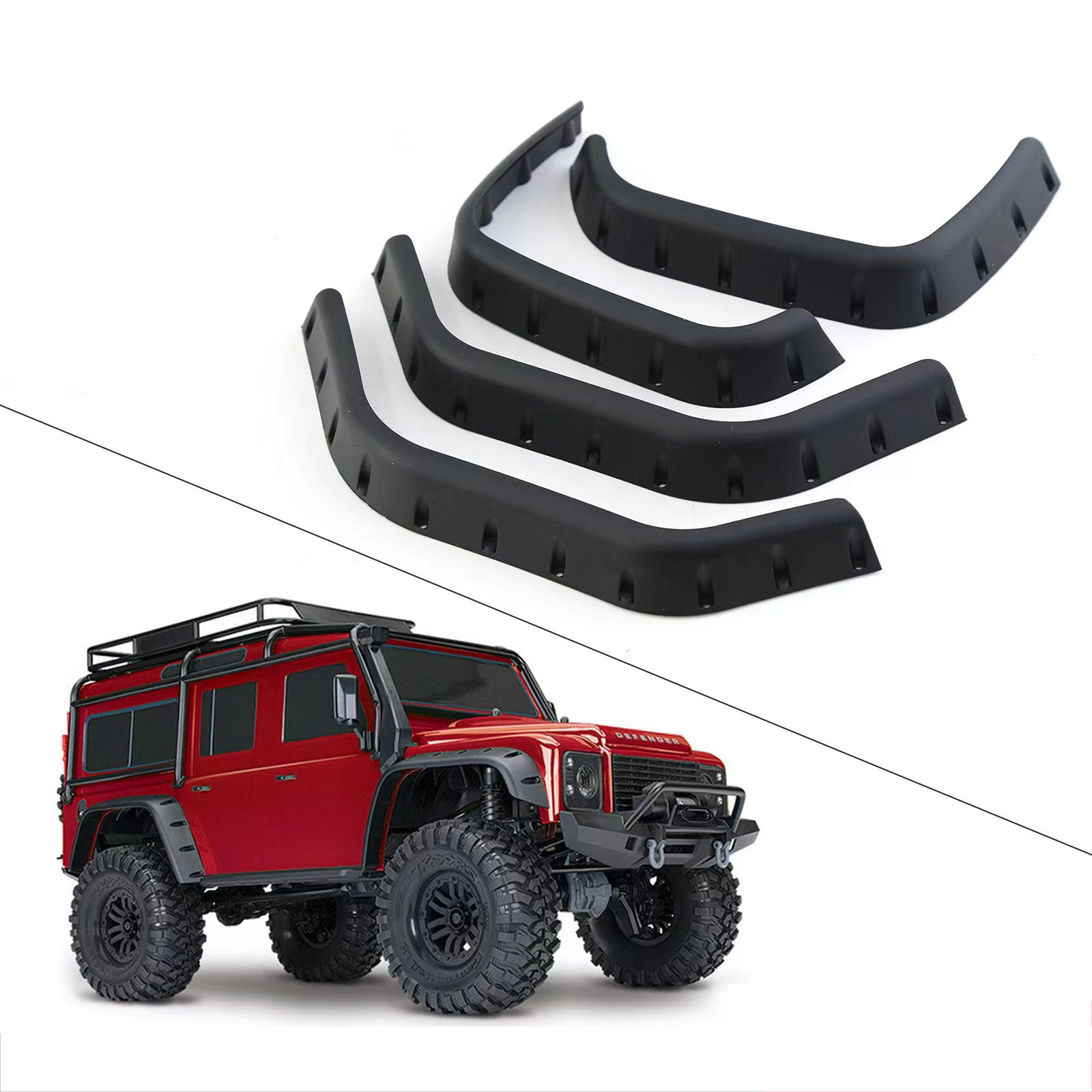 Body Shell Rc - Flares de garde-boue de voiture RC