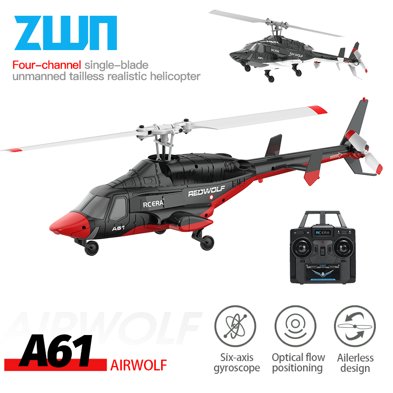 Rc Hobby Grade Helicopter - A61 RC hélicoptère 2.4G 6-Aixs Gyroscope