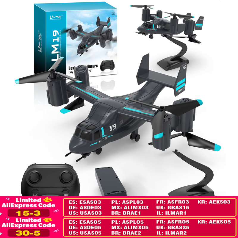 Rc Hobby Grade Helicopter - LM19 télécommande hélicoptère Drone 480P caméra