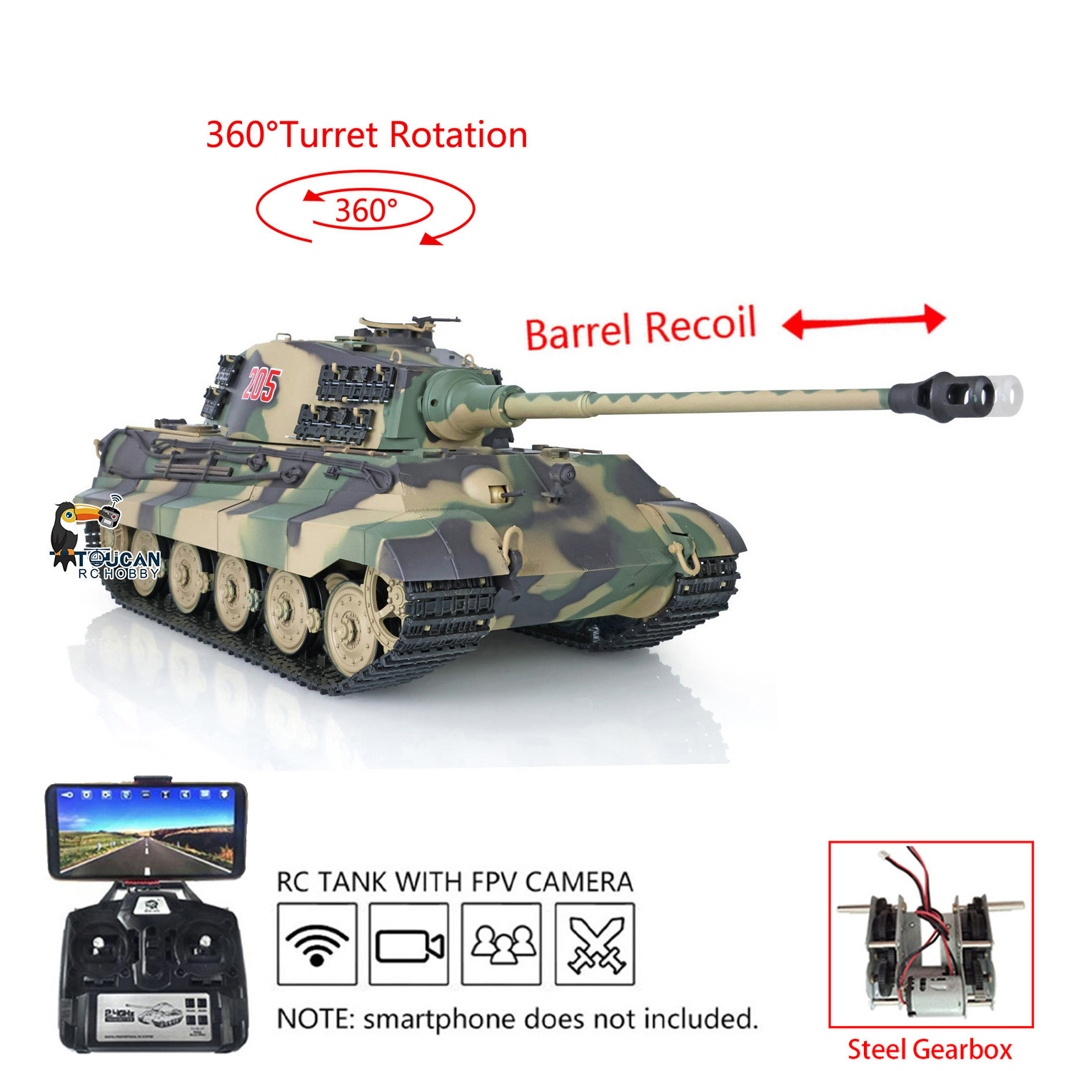 Rc Hobby Kings - Jouets Heng Long RC Panzer Tanks