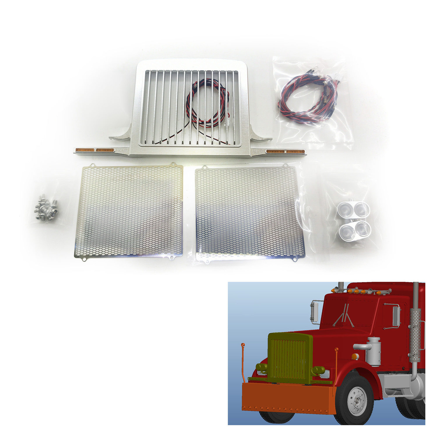 Rc Hobby Kings - Couvercle de grille d'admission d'air pour