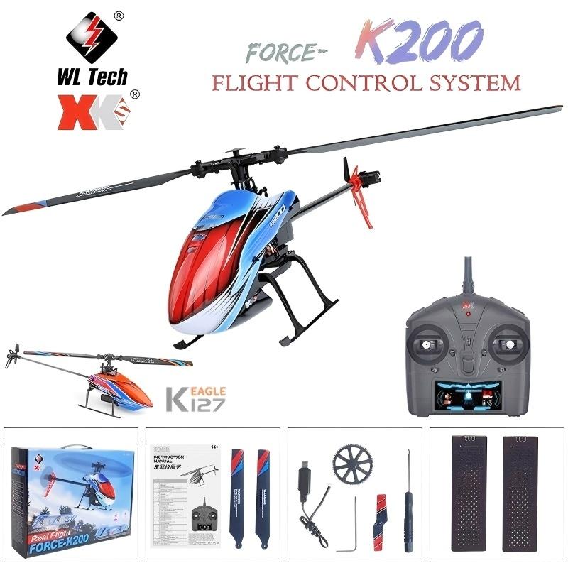 Rc Hobby Grade Helicopter - WLtoys hélicoptères RC K200 K127 2.4Ghz