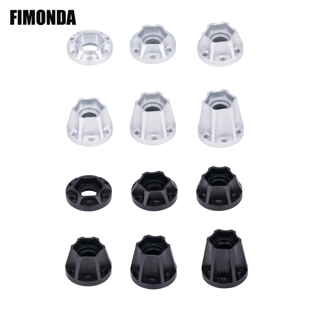 Wheel Hex Adapter - Moyeu hexagonal en aluminium 6/9/12/15/18/21 mm