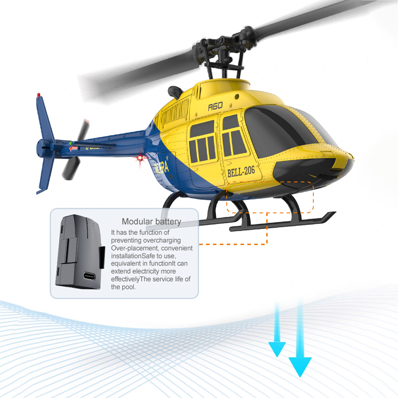 A60 RC hélicoptère 2.4G 6-Aixs - Rc Hobby Grade Helicopter avis et prix
