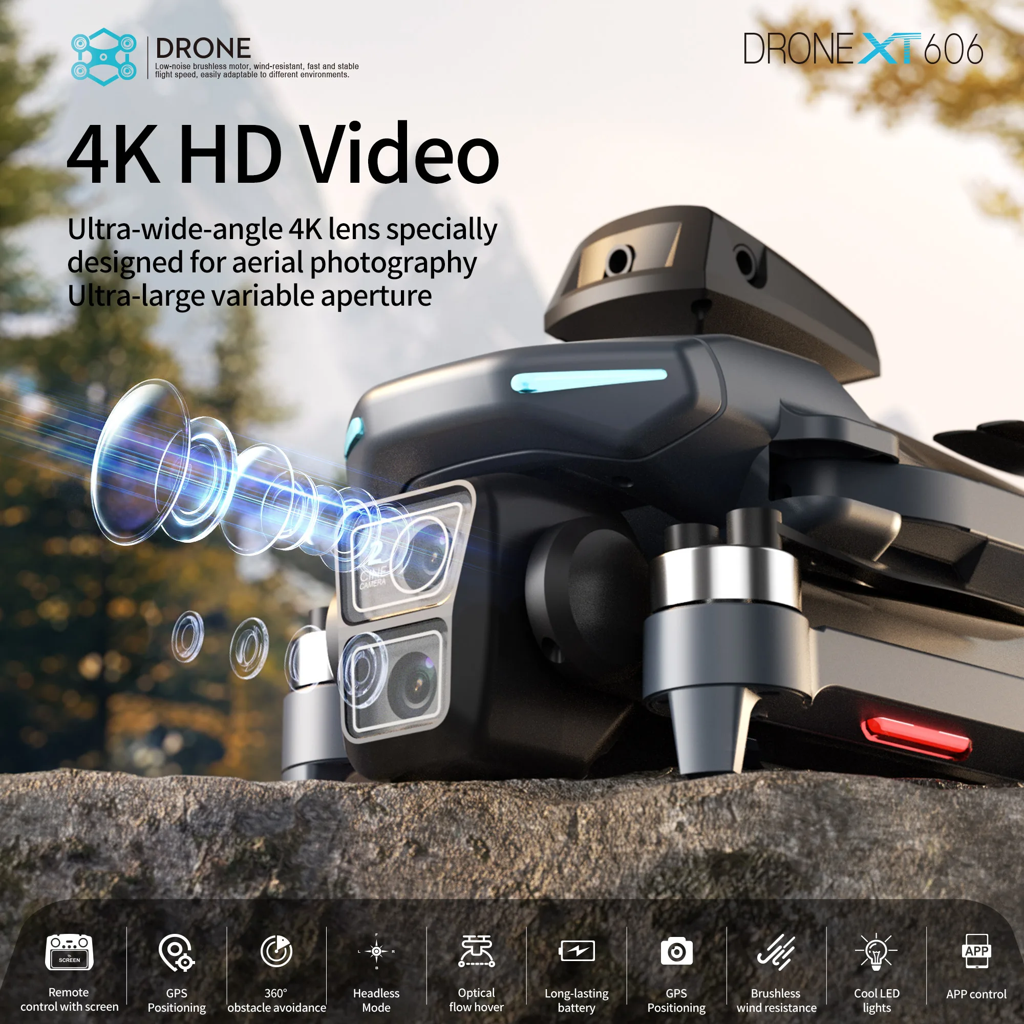 Drone professionnel Lenovo XT6 - Rc Hobby China avis et prix