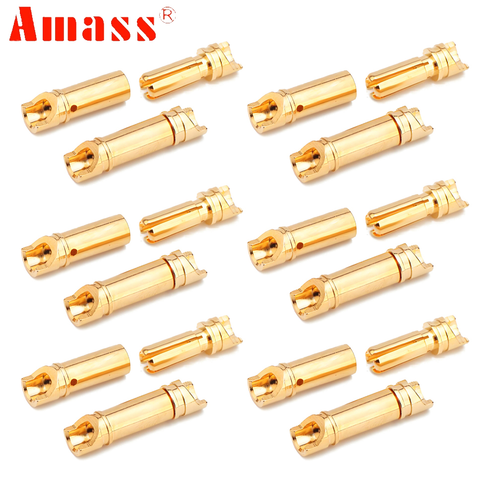 Connecteur banane doré Amass 3 - Rc Hobbyking avis et prix