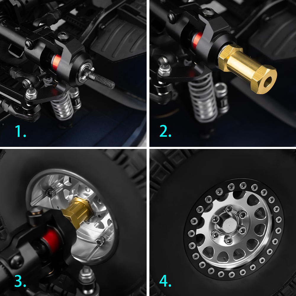 AXSPEED – adaptateurs hexagona - Wheel Hex Adapter avis et prix