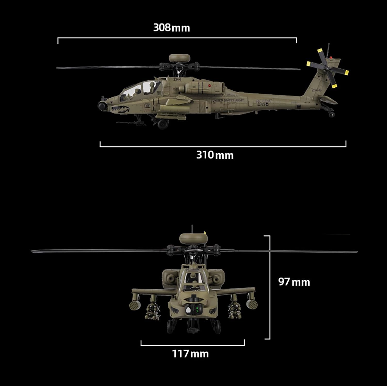 Hélicoptère télécommandé 310MM - Rc Hobby Grade Helicopter avis et prix