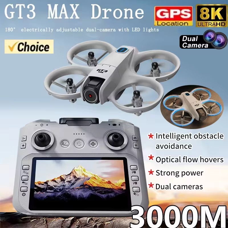 Drone RC 2026 GT3Max HD 8K ave - Rc Hobby Grade Helicopter avis et prix