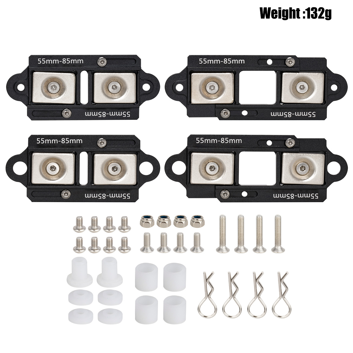 4 pièces 55-85mm corps magnéti - Body Shell Rc avis et prix