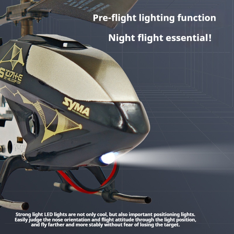 Hélicoptère RC Syma S107H E 3. - Rc Hobby Grade Helicopter avis et prix