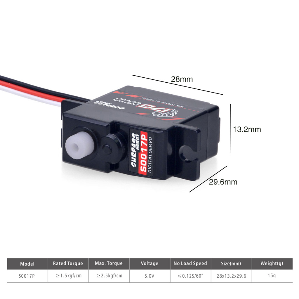 SURPASS Hobby 17g Micro Mini S - Rc Hobbyking avis et prix