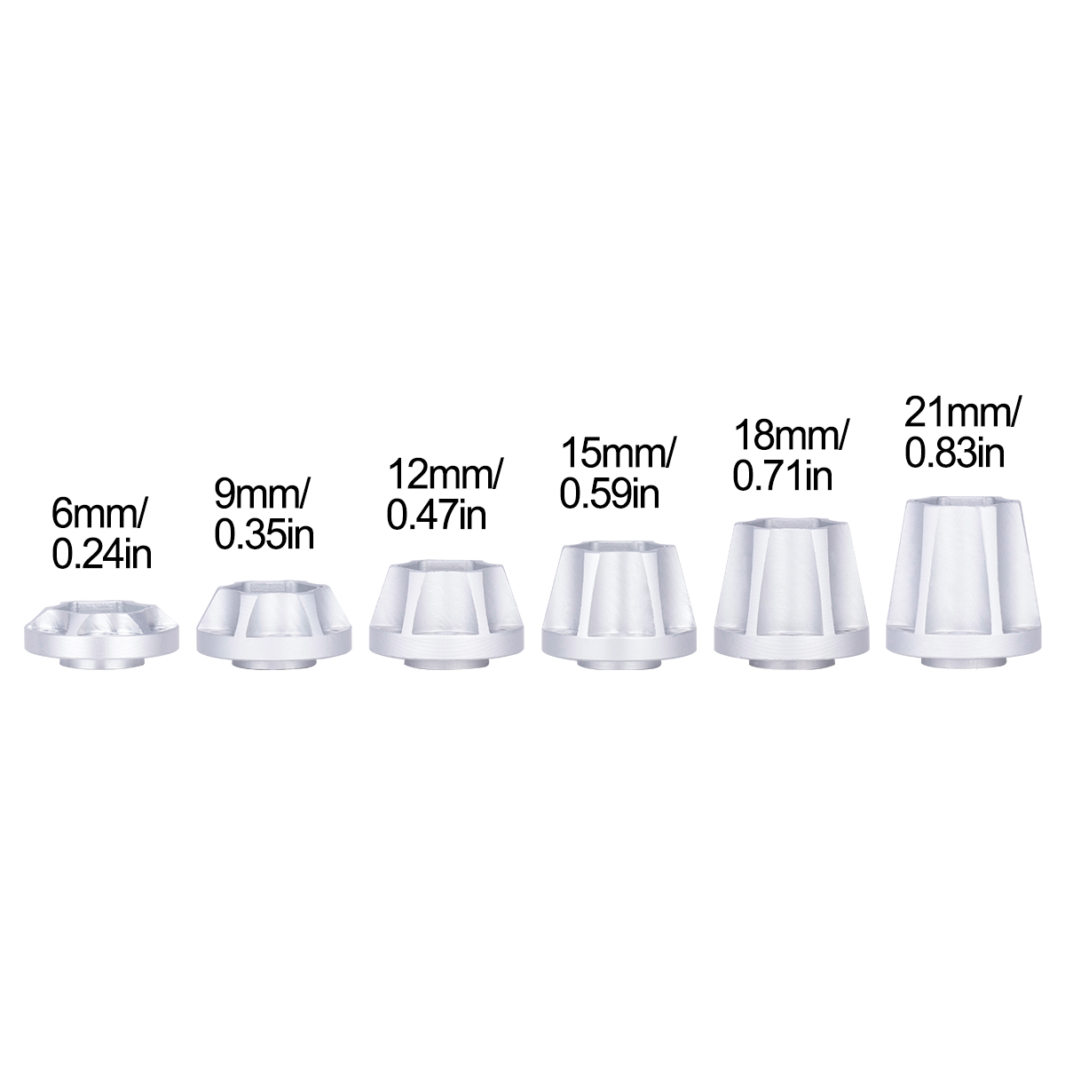 Moyeu hexagonal en aluminium 6 - Wheel Hex Adapter avis et prix