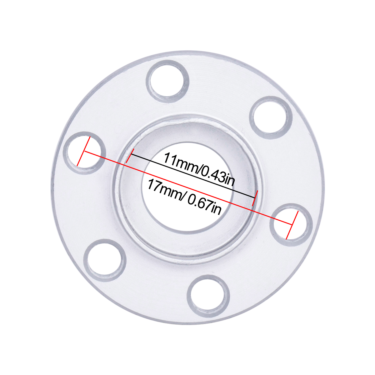 Moyeu hexagonal en aluminium 6 - Wheel Hex Adapter avis et prix